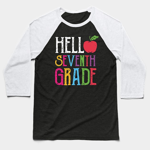 Hello Seventh Grade Baseball T-Shirt by busines_night